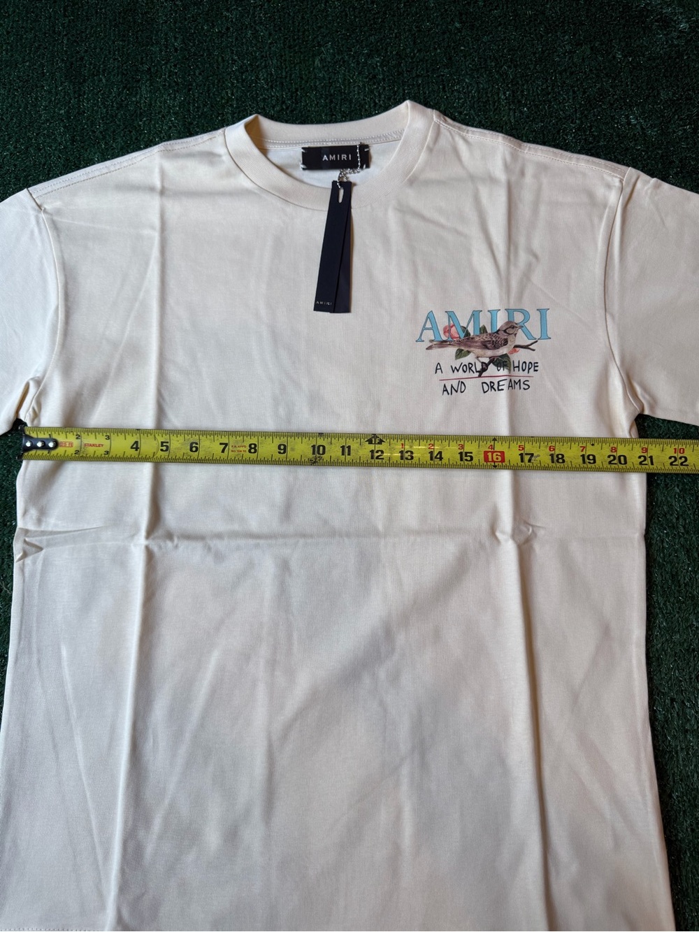 Cream Short-Sleeve Graphic Logo Tee - Picture 9 of 9